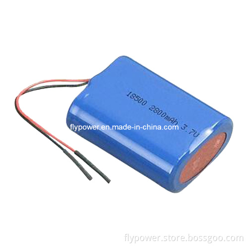 3.7V 2800mAh 18500 Lithium Ion Battery Pack (1S2P of FLC-18500-1400)